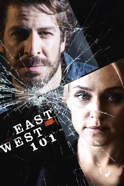 The poster features a man and woman against a shattered glass background, evoking a sense of mystery and tension. The man's intense gaze and the woman's serious expression create a dramatic atmosphere, while the shattered glass symbolizes the fractured nature of their relationship. The colors are...
