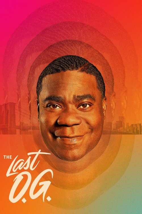 The poster features a smiling man with a warm, golden hue against a vibrant gradient background. The text "The Last O.G." is elegantly written in white, suggesting a nostalgic or dramatic tone. The overall composition evokes a sense of mystery and intrigue, hinting at a story about a mysterious f...