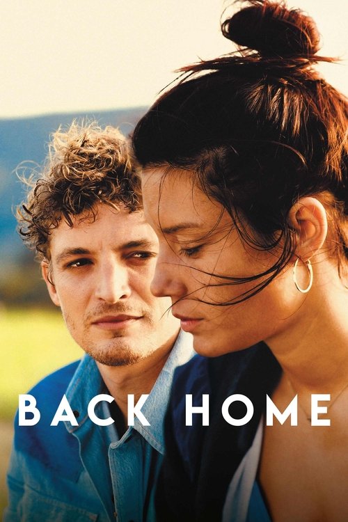 The poster features a tender moment between two individuals, one with curly hair and the other with dark hair tied back, both looking at the viewer with a sense of longing. The warm, golden lighting and soft focus evoke a nostalgic and intimate mood, suggesting a story of returning to familiar pl...
