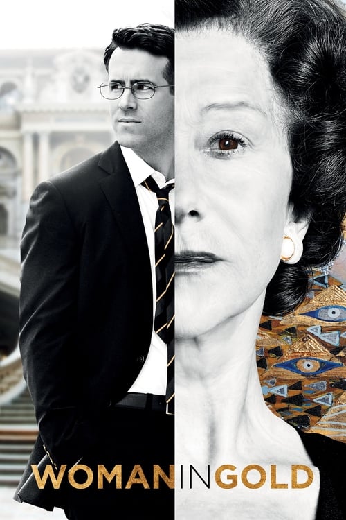 The poster features a split image of a man in a dark suit and a woman in a glamorous black and gold outfit. The mood is mysterious and dramatic, with rich black and gold tones evoking luxury and intrigue.