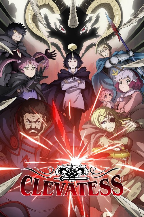 This vibrant TV poster showcases a dynamic scene with multiple characters in colorful attire, wielding glowing red and white energy swords. The dramatic composition features a central figure with a fierce expression, surrounded by allies and adversaries against a backdrop of swirling dark clouds ...