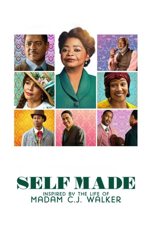 The poster features a grid of nine diverse women, each with unique expressions and vibrant backgrounds, evoking a sense of empowerment and individuality. The warm, colorful palette suggests a story of resilience and self-discovery, while the bold title emphasizes the inspirational theme.