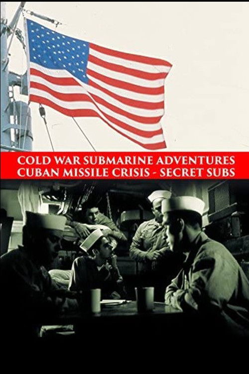The poster captures a tense, gritty atmosphere with soldiers in military uniforms and helmets, their faces obscured by shadows. The American flag dominates the upper portion, symbolizing national pride and conflict. A bold red banner with white text sets the theme of Cold War espionage and secrec...