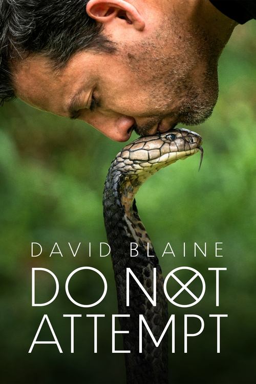 The poster features a man with a serious expression, his face partially obscured by a snake's head. The colors are muted greens and browns, creating a somber and mysterious atmosphere. The title "Do Not Attempt" is prominently displayed in bold white letters, emphasizing the film's intense and su...