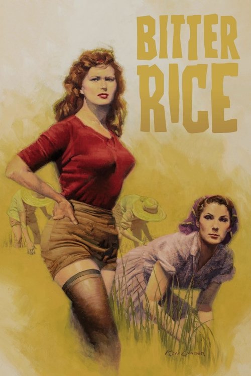 The poster features two women in a vintage style, with one in a red top and brown skirt and the other in a purple dress. The warm yellow background and bold text convey a nostalgic, slightly melancholic mood.
