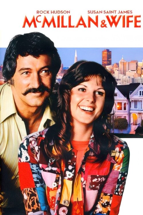 The poster features a smiling couple against a colorful, urban backdrop. The warm tones of the man's shirt and the woman's patterned jacket create a lively atmosphere, suggesting a vibrant, dynamic relationship.