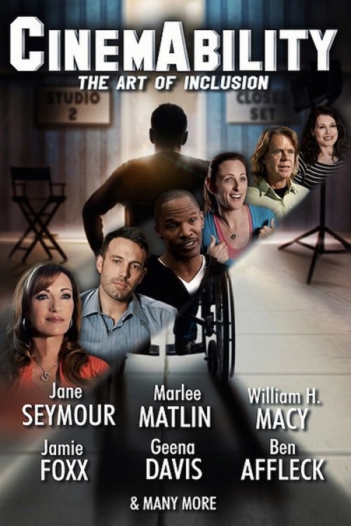 The poster features a diverse group of people in a dimly lit room, creating an intimate and mysterious atmosphere. The warm colors of the background contrast with the cool tones of the characters' clothing, emphasizing themes of inclusion and diversity.