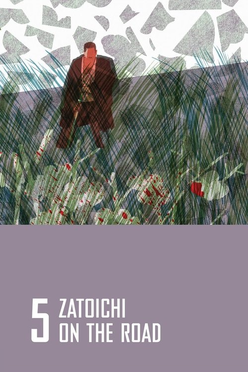The poster features a solitary figure in a red coat walking through a field of tall grass, with a shattered glass effect above. The muted colors and solitary mood evoke a sense of melancholy and introspection, capturing the essence of the film's themes.