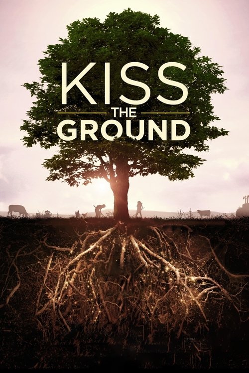 The poster features a lone tree with sprawling roots against a soft, hazy sky, evoking a sense of resilience and connection to the earth. The muted earthy tones and gentle lighting create a serene and contemplative mood, suggesting themes of nature's enduring power and the importance of nurturing...