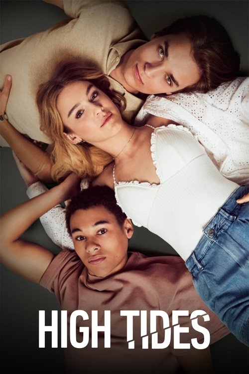 The poster features three young women in a close-up, exuding a playful and carefree mood. Their relaxed poses and casual attire suggest a fun, youthful vibe. The warm tones of the background complement the vibrant colors of their clothing, creating an inviting atmosphere for viewers.