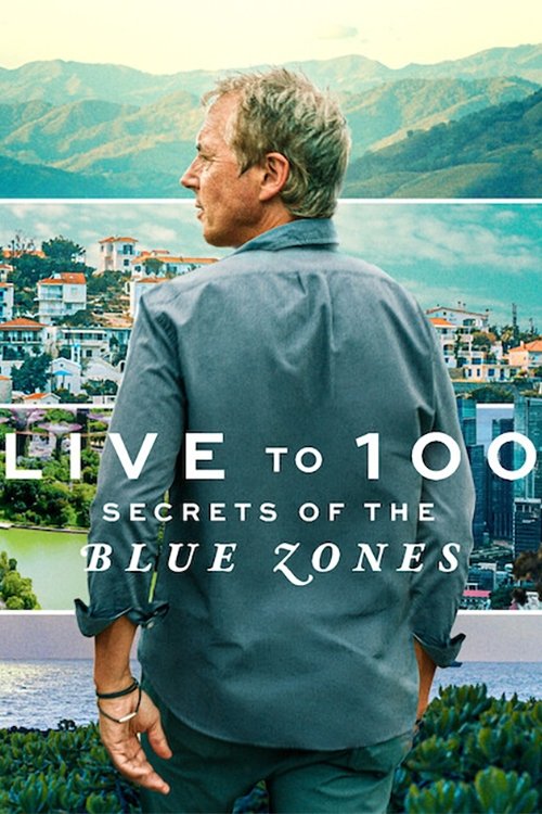 The poster features a man with a contemplative expression, his back turned to the viewer against a stunning backdrop of lush green mountains and a vibrant coastal city. The serene blue tones of the ocean and sky evoke a sense of tranquility and adventure, while the warm, earthy colors of the moun...
