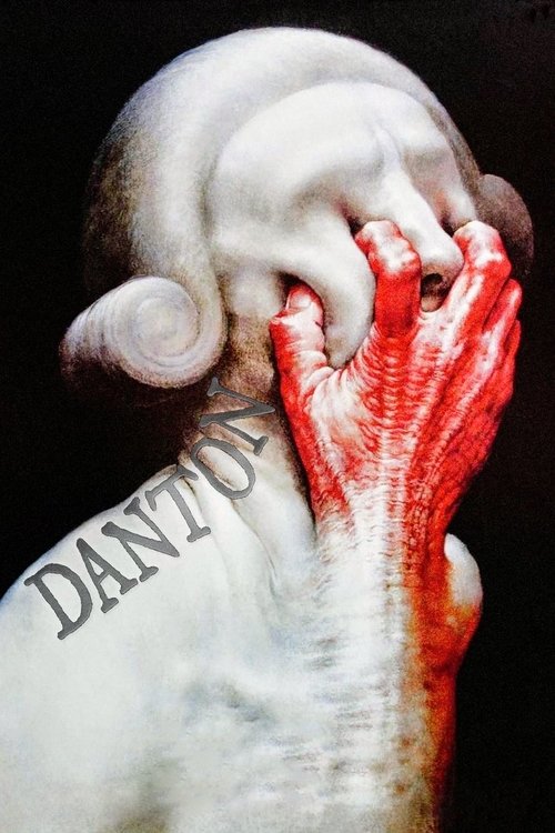 A pale, zombie-like figure with a red hand holding a tattooed arm against a dark background. The poster conveys a horror and eerie atmosphere.