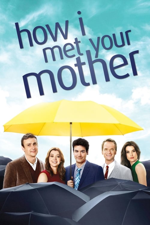 The poster features a group of four characters standing beneath a bright yellow umbrella against a sunny sky. The characters appear cheerful and confident, suggesting a warm and positive tone. The bold title text adds a playful and inviting feel, while the overall composition conveys a sense of f...