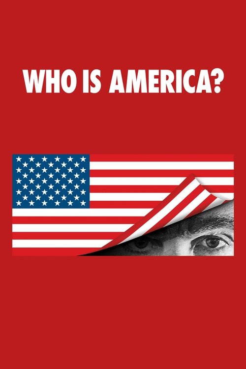 The poster features bold white text against a vibrant red background, with the American flag prominently displayed. A close-up of a person's eye peeks through the flag's stripes, evoking mystery and intrigue. The overall mood is mysterious and intriguing, suggesting a compelling narrative about t...