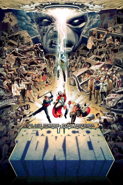 Plaga zombie: zona mutante: revolución tóxica poster