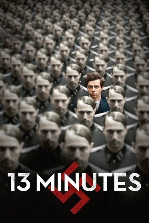 A vast army of soldiers in white uniforms fills the frame, their faces obscured by shadows. In the center, a lone man stands out against the uniformed crowd, his dark hair and serious expression commanding attention. The poster's muted tones and stark composition evoke a somber, tense atmosphere,...