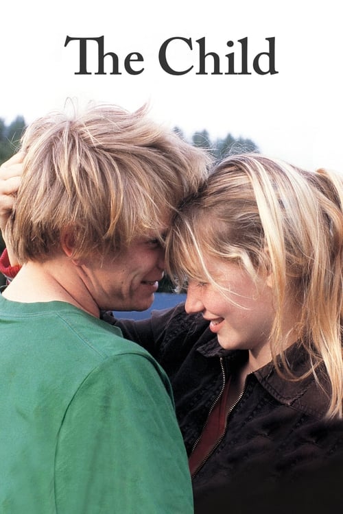 The poster features two young people embracing tightly against a soft, blurred background. The green shirt and blonde hair create a warm, intimate atmosphere, evoking a sense of closeness and vulnerability.