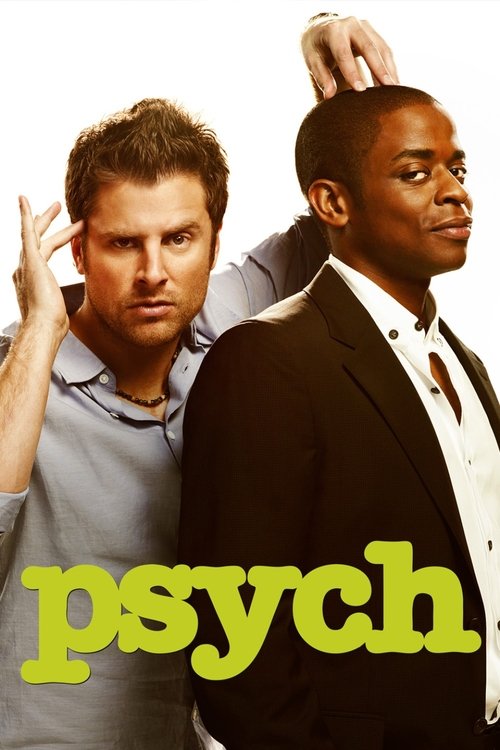 The poster features two men in a tense, confrontational pose against a stark white background. The man on the left, wearing a casual blue shirt, looks intense with his hand raised near his head, while the man on the right, dressed in a sharp suit, stands with a serious expression. The bold yellow...