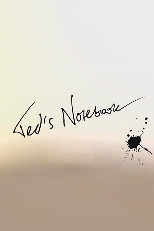 The poster features a minimalist design with the title "Ted's Notebook" written in elegant script against a soft, gradient background. A subtle splash of ink adds a touch of artistic flair, evoking a sense of creativity and introspection. The overall mood is serene and contemplative, suggesting a...