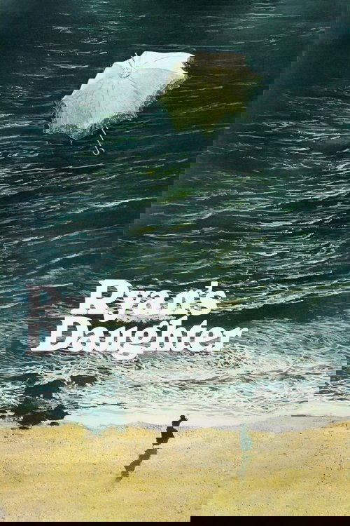 The poster features a lone figure standing on a sandy beach under a dramatic stormy sky, with a white umbrella floating in the turbulent water above. The dark, moody colors evoke a sense of mystery and emotional tension, while the simple yet evocative imagery hints at the film's themes of family ...