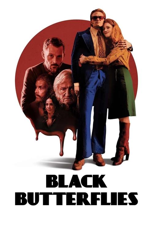 The poster features a group of men in a dramatic pose against a red circular background, with one man holding another's arm. The mood is intense and mysterious, suggesting a thriller or horror genre. The bold black text at the bottom reinforces the show's title, emphasizing its suspenseful and th...