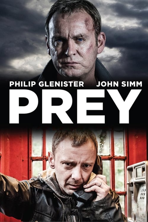 This dark, stormy poster features Philip Glenister and John Simm against a red brick building, evoking tension and danger. The intense expressions and gritty colors convey a suspenseful, action-packed atmosphere.