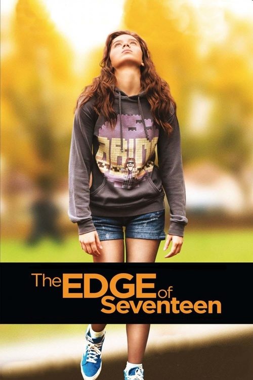 A young girl with long brown hair stands on a sunny path, wearing a gray hoodie and denim shorts, looking up with a dreamy expression. The background is filled with warm, golden sunlight and blurred trees, creating a nostalgic, hopeful atmosphere. The poster features bold typography for the title...