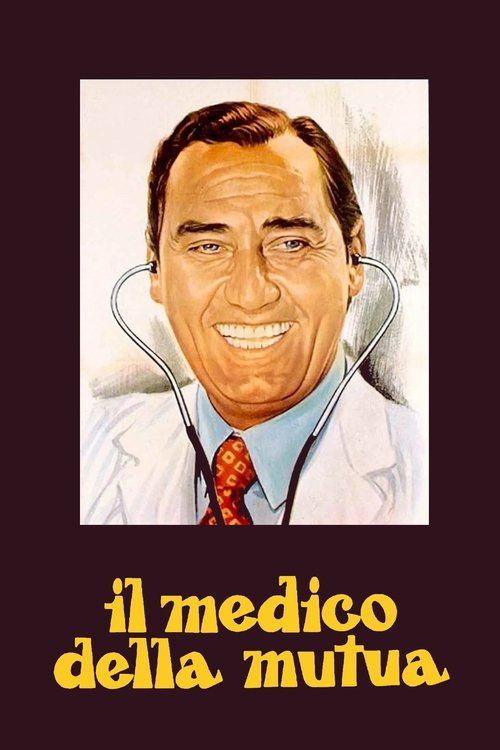 The poster features a cheerful, cartoonish doctor with a bright smile, wearing a white coat and red tie. The warm, inviting colors evoke a friendly and approachable mood, suggesting a positive and accessible medical theme.