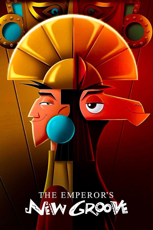 The poster features a stylized, colorful depiction of ancient Egyptian figures, including a golden-headed figure and a red-faced character, set against a warm, fiery background. The vibrant colors and dynamic composition evoke a sense of adventure and cultural intrigue, promising an entertaining ...