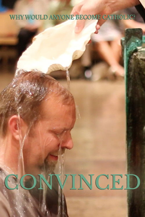 This movie poster features a man with wet hair being poured by a figure above him, creating a dramatic and emotional atmosphere. The warm tones and water imagery evoke feelings of cleansing and transformation.