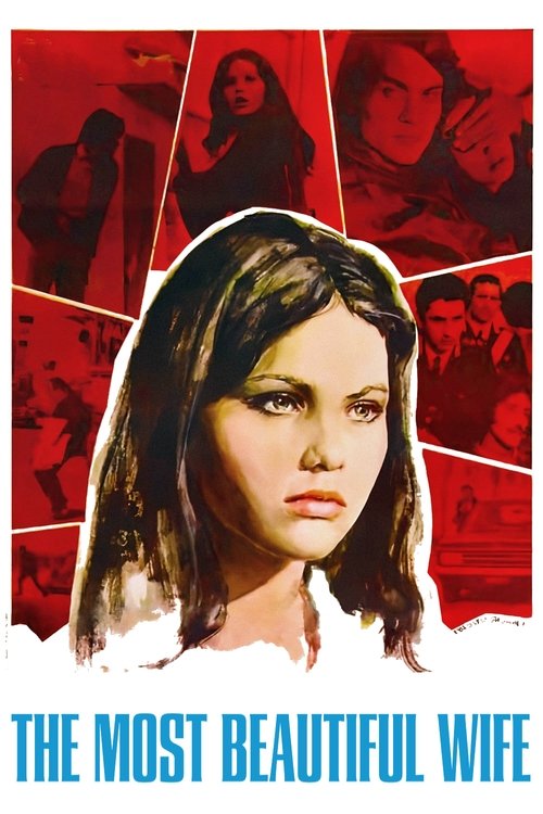 The poster features a striking close-up of a woman with dark hair, set against a vibrant red background. Surrounding her are smaller images of other women, suggesting a dramatic or suspenseful narrative. The bold blue text at the bottom emphasizes the film's title, creating a visually compelling ...