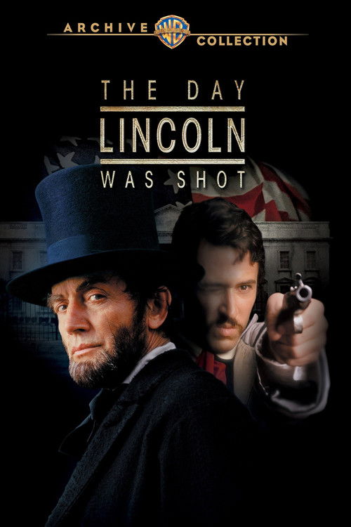 The poster features a dramatic scene with two men in period attire, one holding a gun. The dark, moody atmosphere and muted tones evoke a sense of historical tension and mystery.