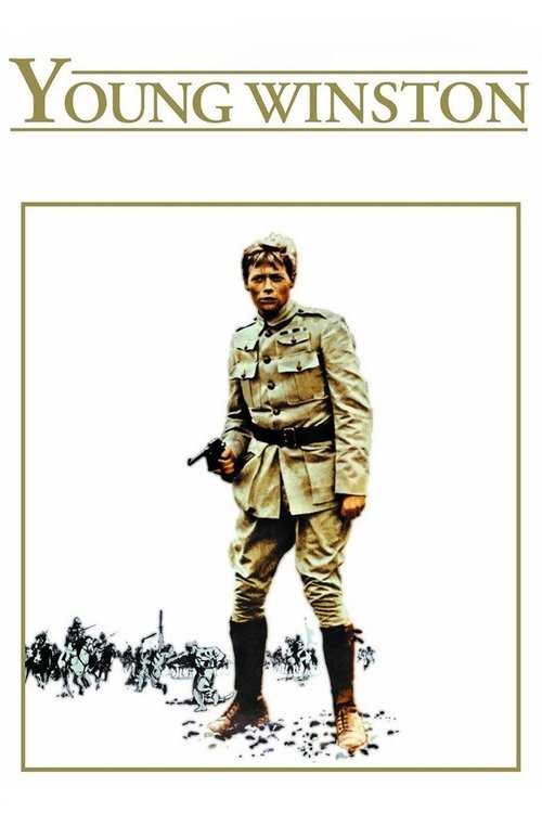 The poster features a soldier in a military uniform standing against a stark white background, holding a rifle. Below him, silhouettes of soldiers in similar attire are visible, suggesting a historical wartime setting. The muted olive green tones and formal attire evoke a serious, historical mood...