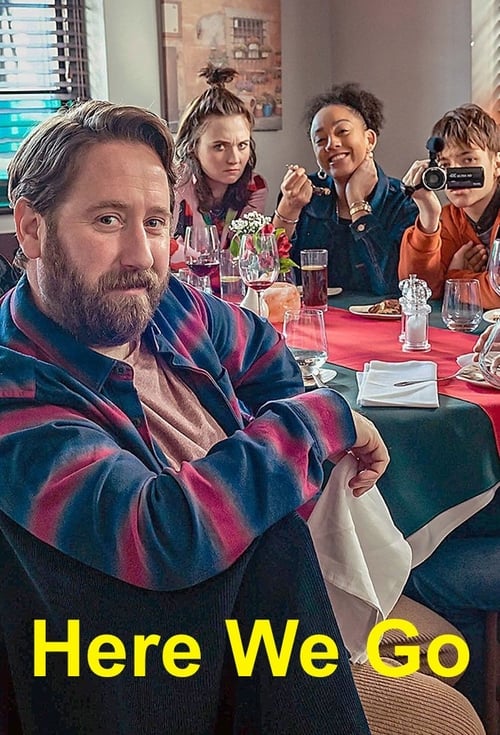 A group of people gather around a table in a cozy, warmly lit room, creating a casual and inviting atmosphere. The vibrant colors of the room contrast with the earthy tones of the people's clothing, adding depth to the scene. The mood is relaxed and friendly, suggesting a friendly gathering or ev...