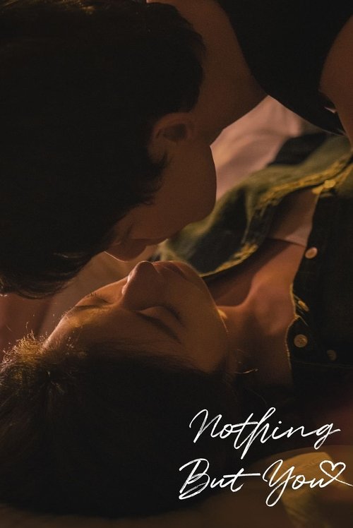 A tender, intimate scene of two people sharing a passionate kiss under warm, golden lighting. The soft glow and close proximity create an emotional and romantic atmosphere.