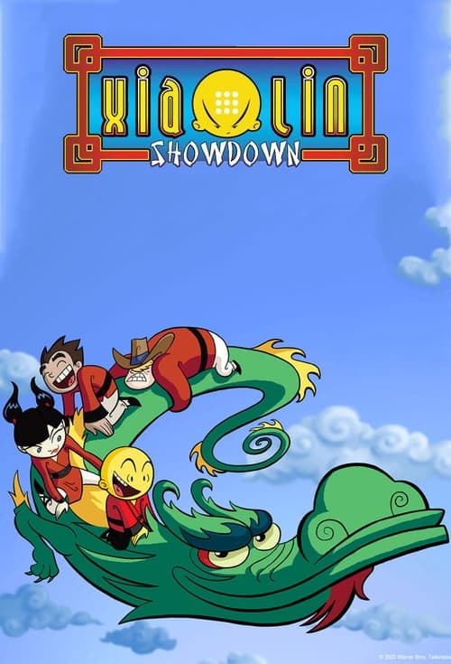 The poster features a vibrant scene with a green dragon riding a group of animated characters against a bright blue sky. The characters are dressed in colorful outfits, and the dragon has expressive eyes and a playful demeanor. The overall mood is cheerful and adventurous, capturing the essence o...