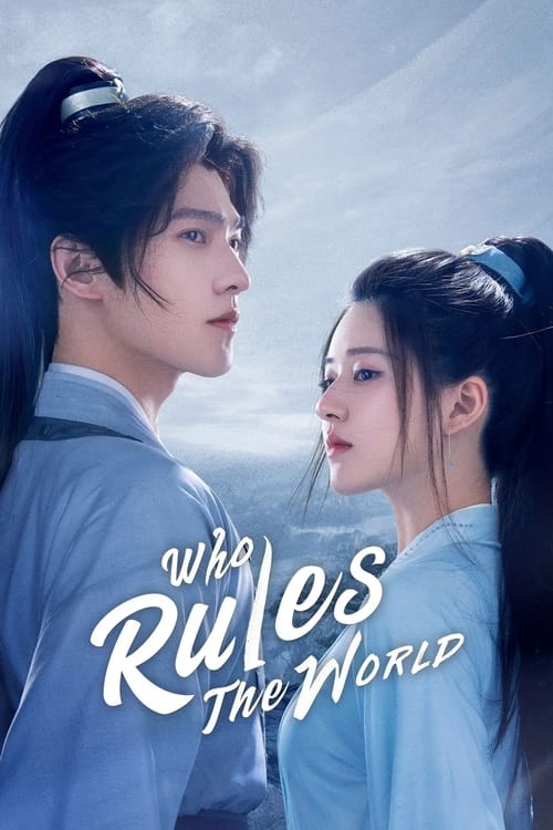 The poster features a tender moment between two characters in traditional Chinese attire, set against a serene blue sky. The soft, ethereal lighting and gentle expressions evoke a sense of romance and tranquility, capturing the essence of a romantic drama.