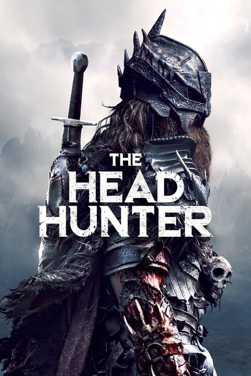 The poster features a menacing warrior in dark, battle-worn armor, wielding a sword against a stormy, ominous sky. The title "The Head Hunter" is prominently displayed in bold, white letters, conveying a sense of danger and intrigue. The overall mood is tense and foreboding, hinting at an epic ta...