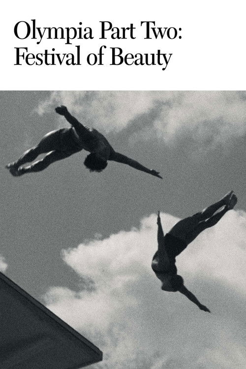 This black-and-white poster captures two dancers mid-air against a cloudy sky, conveying a sense of freedom and artistic expression. The monochromatic palette enhances the timeless, emotional tone of the film.