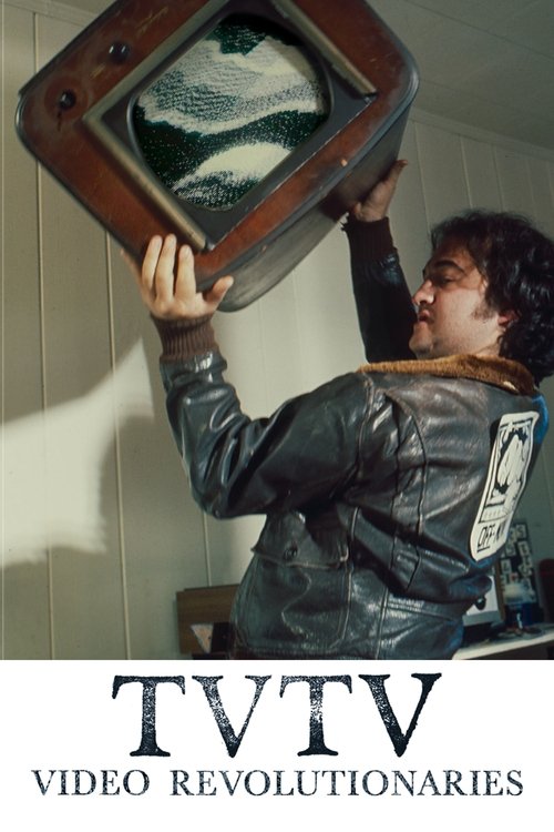 A person in a leather jacket holds a vintage CRT monitor, casting a warm, nostalgic glow against a softly lit room. The poster exudes a blend of retro charm and modern rebellion, with rich browns, deep blacks, and a hint of orange from the monitor's screen.