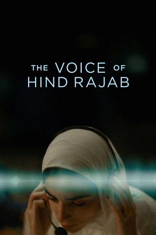 The poster features a woman in a hijab, her face partially obscured by a glowing blue light that suggests a mysterious or supernatural element. The dark background enhances the eerie and suspenseful mood, while the title text in white adds to the ominous atmosphere.