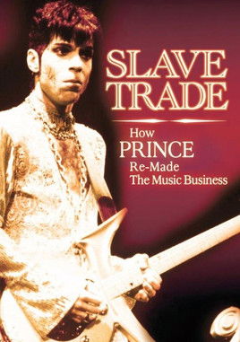 The poster features a striking portrait of Prince holding a guitar against a deep red background. The bold, golden text announces the movie's title, while the title "How Prince Remade the Music Business" hints at the film's focus on the music industry. The overall mood is dramatic and mysterious,...