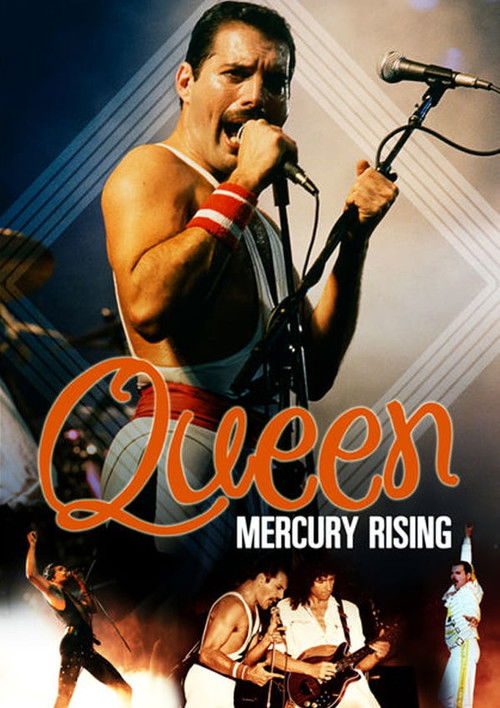 The poster features a dynamic concert scene with a male vocalist passionately singing into a microphone, surrounded by band members playing instruments. Vibrant colors like reds, oranges, and blues create an energetic atmosphere, capturing the essence of a live musical performance.