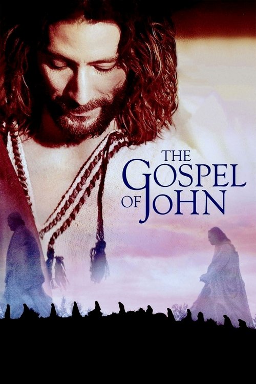 The poster features a serene, contemplative image of Jesus with long hair and a serene expression, surrounded by soft, ethereal figures in the background. The colors are warm and peaceful, with a gradient from deep reds to soft pinks and purples, evoking a sense of divine tranquility and spiritua...