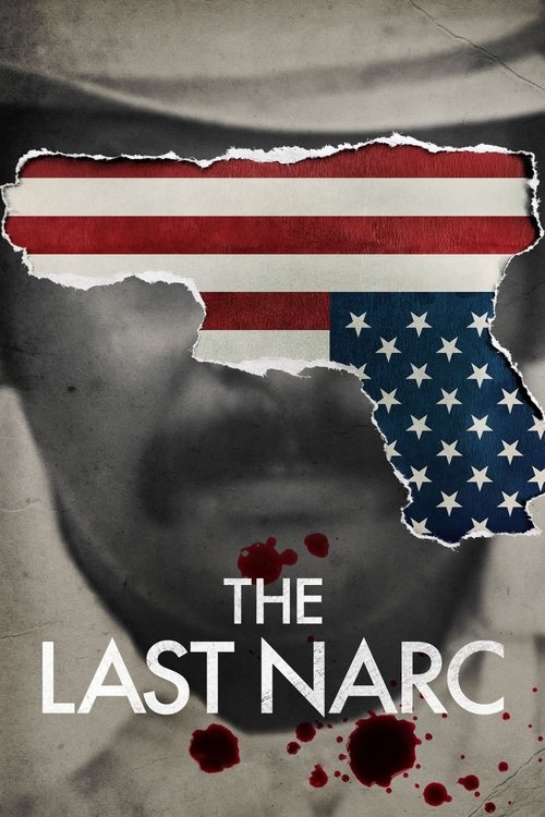 The poster features a close-up of a person's face with a torn map of the United States and California superimposed over it, symbolizing the conflict between the two states. The American flag is partially obscured by the map, while California's state flag appears as a red and white section. Blood ...