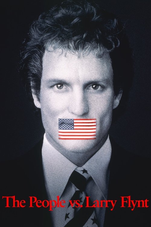 The poster features a man with a serious expression, his face partially obscured by an American flag. The dark background and formal attire suggest a dramatic and serious tone, hinting at a serious or political drama.