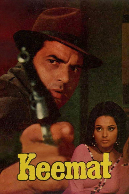 The poster features a man in a hat holding a gun, with a woman in pink looking up at him. The dark background and intense expressions create a suspenseful mood, emphasizing the film's thriller genre.