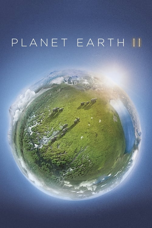 This poster depicts a serene, green Earth from space, with a bright sun illuminating its surface. The mood is peaceful and awe-inspiring, evoking wonder and a sense of responsibility for our planet's future.