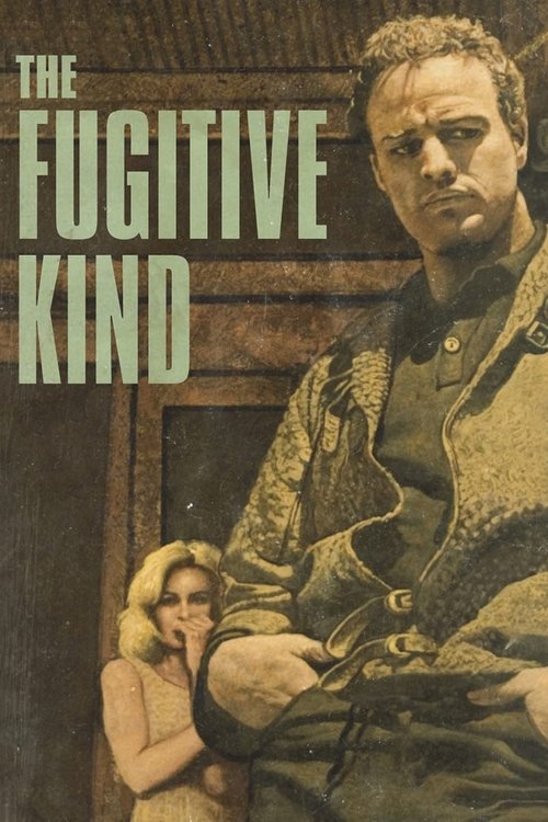 The poster features a rugged man in a textured jacket and a blonde woman in a light dress, evoking a gritty, noir atmosphere. The muted sepia tones and shadowy background suggest a suspenseful, possibly crime drama.