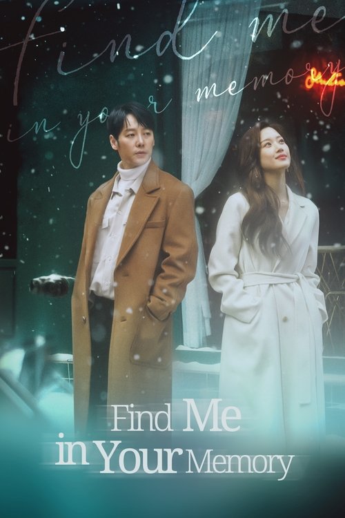The poster features two elegantly dressed individuals in a romantic setting. The warm tones of their clothing contrast with the cool, dreamy background. The mood is serene and nostalgic, evoking a sense of timeless connection.